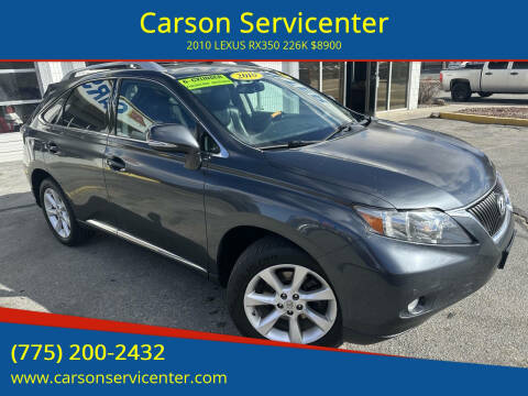 2010 Lexus RX 350 for sale at Carson Servicenter in Carson City NV