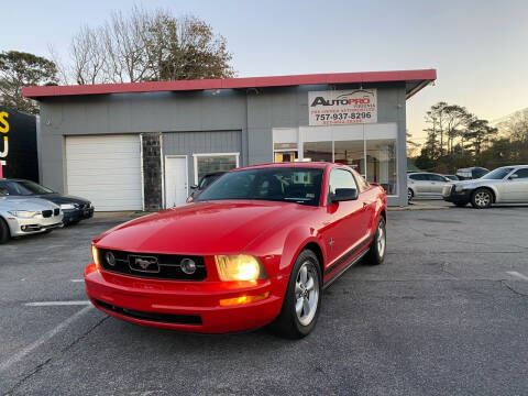 2007 Ford Mustang for sale at AutoPro Virginia LLC in Virginia Beach VA