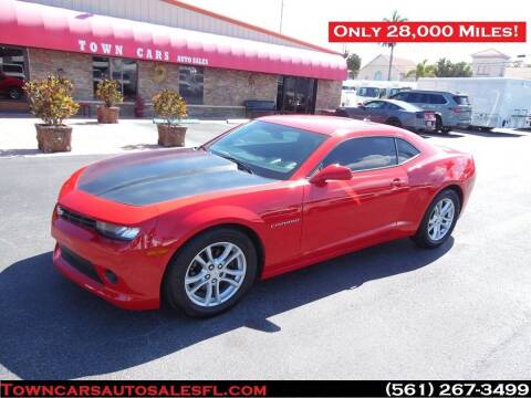 2014 Chevrolet Camaro for sale at Town Cars Auto Sales in West Palm Beach FL