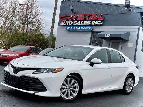 2020 Toyota Camry for sale at Crystal Auto Sales Inc in Nashville TN