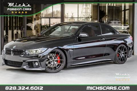 2018 BMW 4 Series for sale at Mich's Foreign Cars in Hickory NC