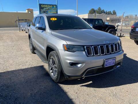 2017 Jeep Grand Cherokee for sale at Gordos Auto Sales in Deming NM