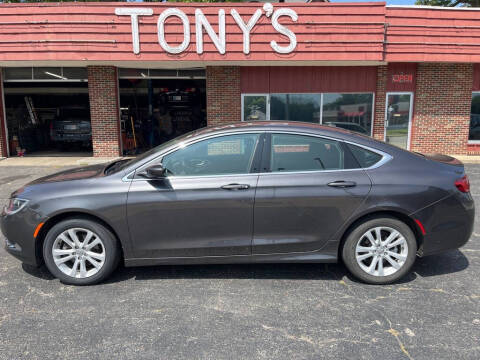 2015 Chrysler 200 for sale at Tonys Car Sales in Richmond IN