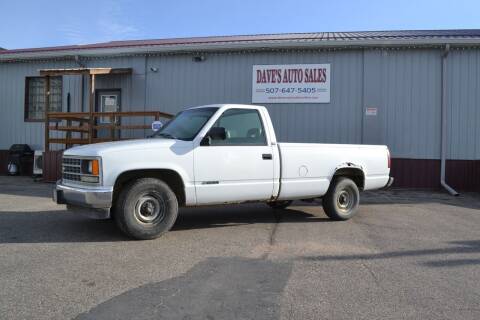 1993 Chevrolet C/K 1500 Series for sale at Dave's Auto Sales in Winthrop MN