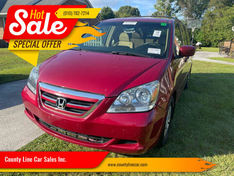 2006 Honda Odyssey for sale at County Line Car Sales Inc. in Delco NC