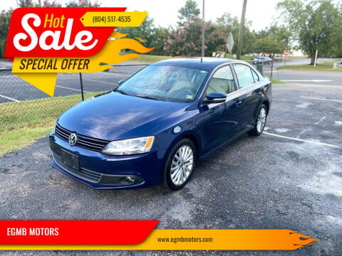 2011 Volkswagen Jetta for sale at EGMB MOTORS in Midlothian VA