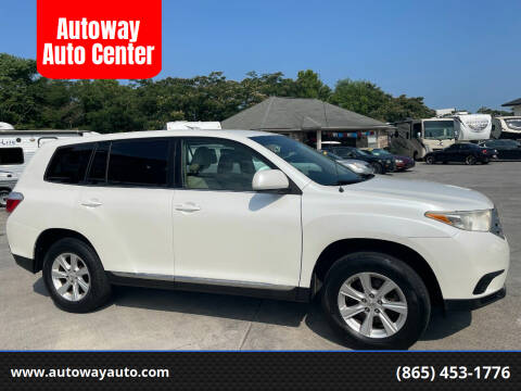 2011 Toyota Highlander for sale at Autoway Auto Center in Sevierville TN