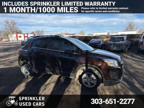 2016 Chevrolet Trax for sale at Sprinkler Used Cars in Longmont CO