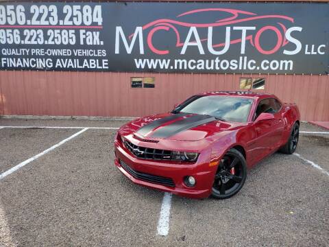 2012 Chevrolet Camaro for sale at MC Autos LLC in Pharr TX