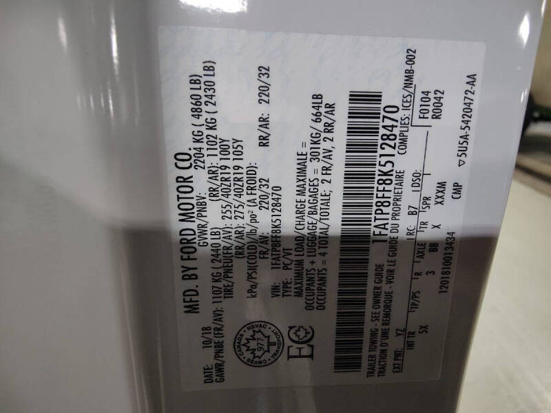 2019 Ford Mustang GT Premium