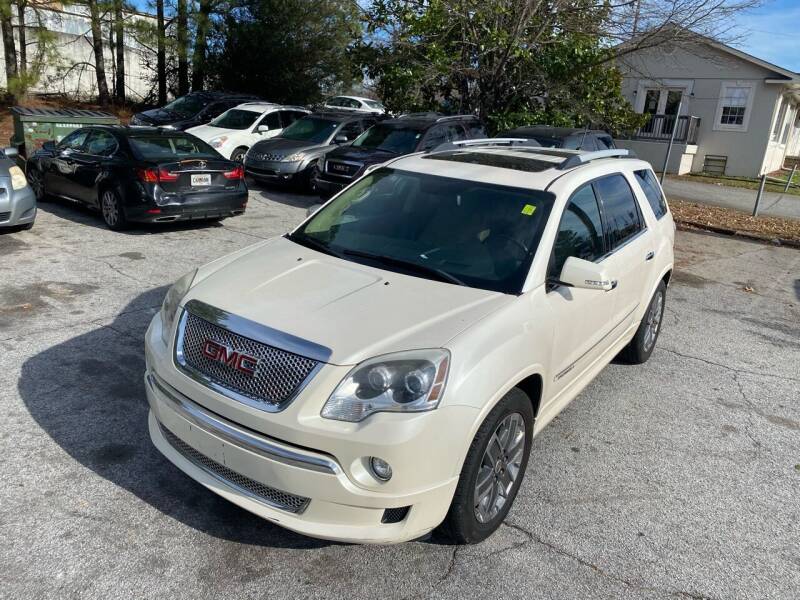 2012 GMC Acadia for sale at THE CAR MANN in Stone Mountain GA