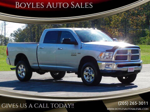 2015 RAM 2500 for sale at Boyles Auto Sales in Jasper AL