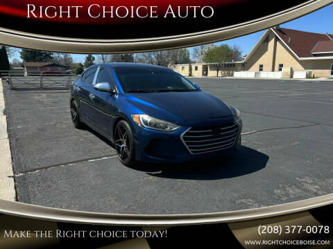 2017 Hyundai Elantra for sale at Right Choice Auto in Boise ID