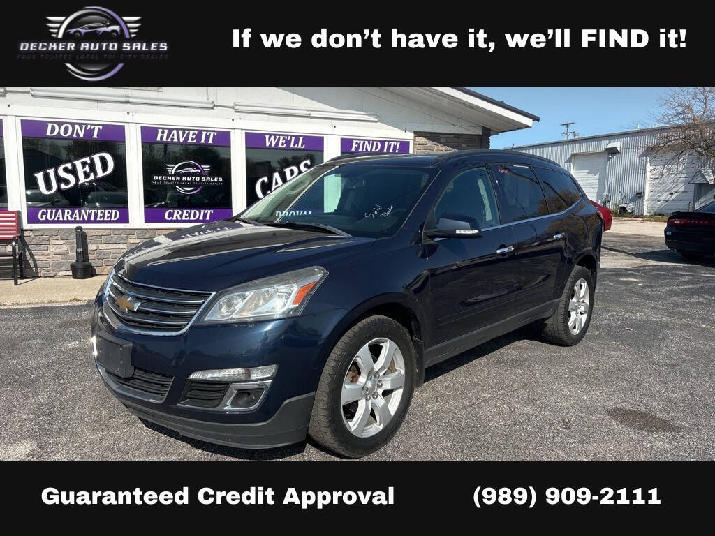 2016 Chevrolet Traverse for sale at DECKER AUTO SALES in Bay City, MI