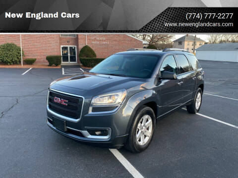 2013 GMC Acadia for sale at New England Cars in Attleboro MA