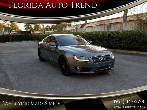 2012 Audi A5 for sale at Florida Auto Trend in Plantation FL