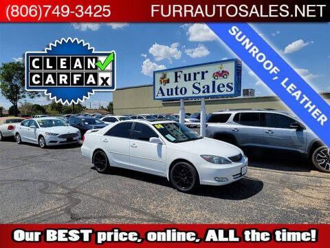 2004 Toyota Camry for sale at FURR AUTO SALES in Lubbock TX