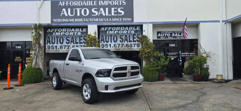 2014 RAM 1500 for sale at Affordable Imports Auto Sales in Murrieta CA