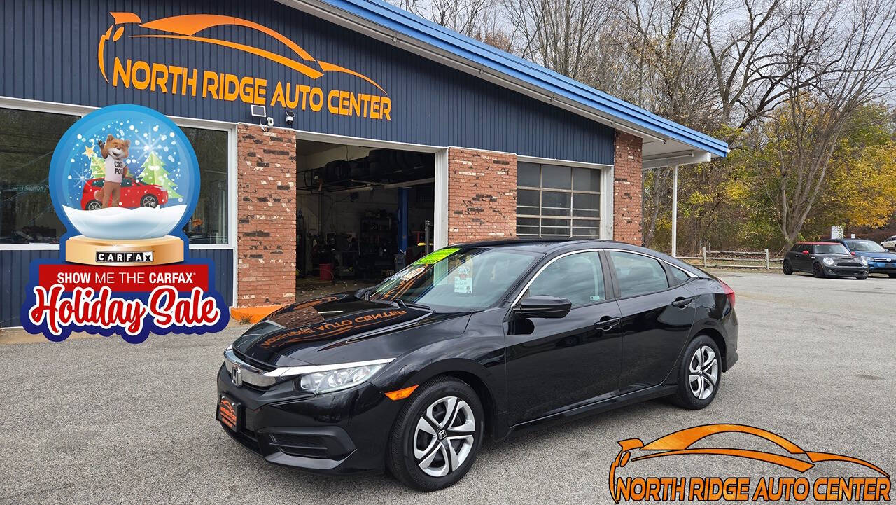 2018 Honda Civic for sale at North Ridge Auto Center LLC in Madison, OH