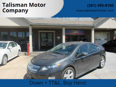 2015 Chevrolet Volt for sale at Talisman Motor Company in Houston TX
