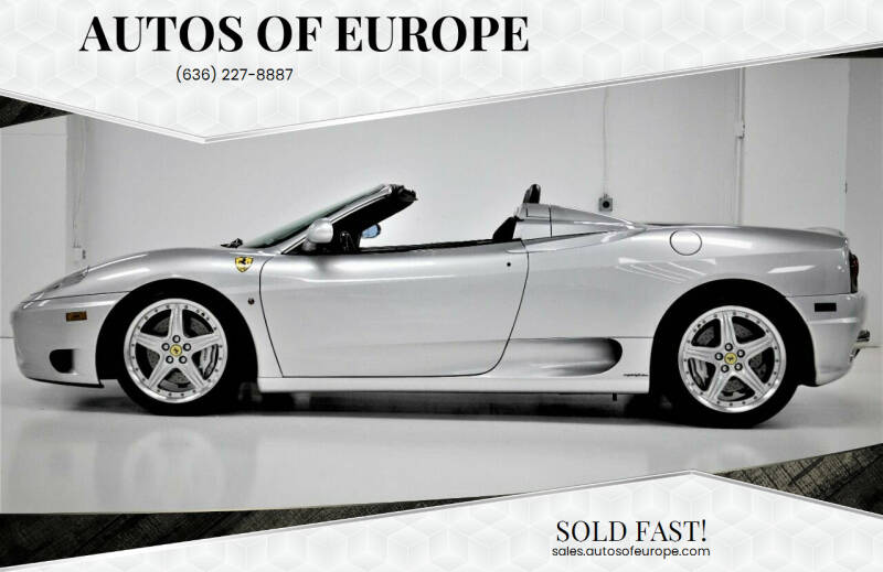 2004 Ferrari 360 Spider for sale at AUTOS OF EUROPE in Manchester MO