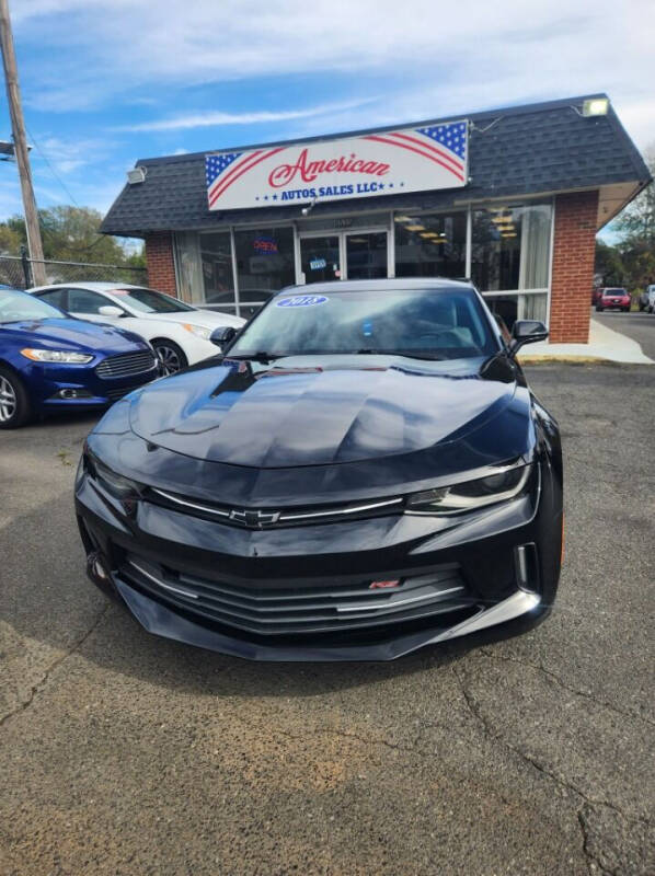 2018 Chevrolet Camaro for sale at American Auto Sales LLC in Charlotte NC