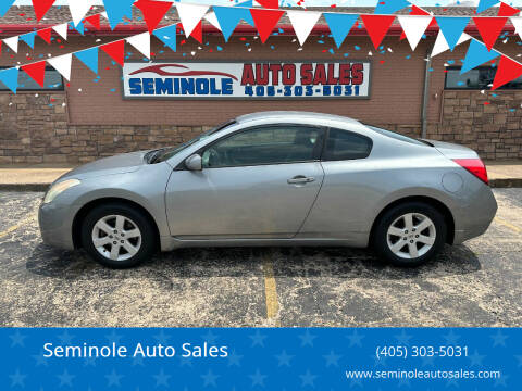 2009 Nissan Altima for sale at Seminole Auto Sales in Seminole OK