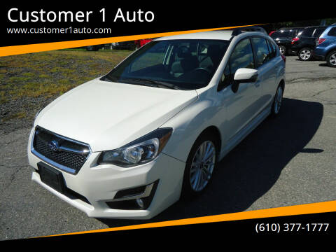2015 Subaru Impreza for sale at Customer 1 Auto in Lehighton PA
