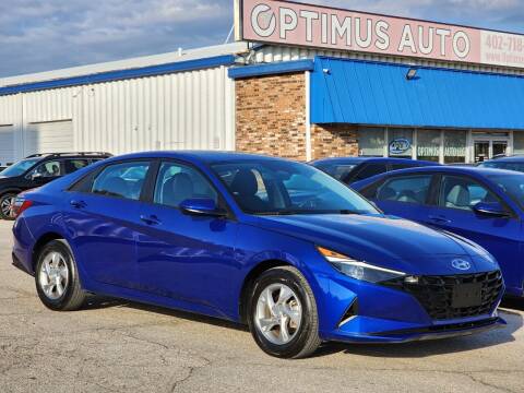 2021 Hyundai Elantra for sale at Optimus Auto in Omaha NE
