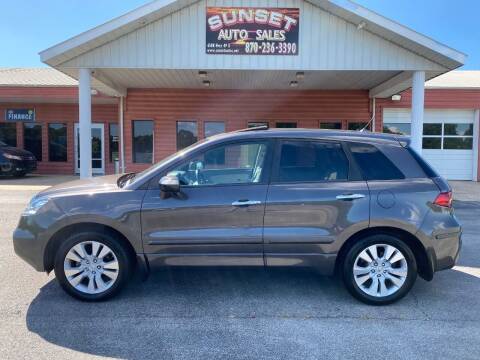 2010 Acura RDX for sale at Sunset Auto Sales in Paragould AR