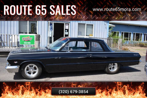 1963 Chevrolet Biscayne for sale at Route 65 Sales in Mora MN