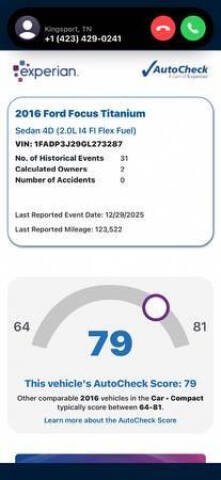 2016 Ford Focus Titanium