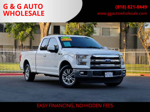 2016 Ford F-150 for sale at G & G AUTO WHOLESALE in North Hollywood CA