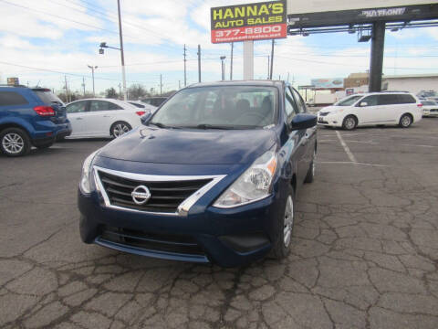 2019 Nissan Versa for sale at Hanna's Auto Sales in Indianapolis IN