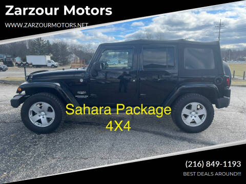 2011 Jeep Wrangler Unlimited for sale at Zarzour Motors in Chesterland OH