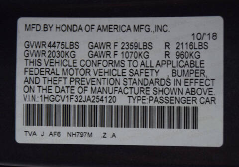 2018 Honda Accord Sport