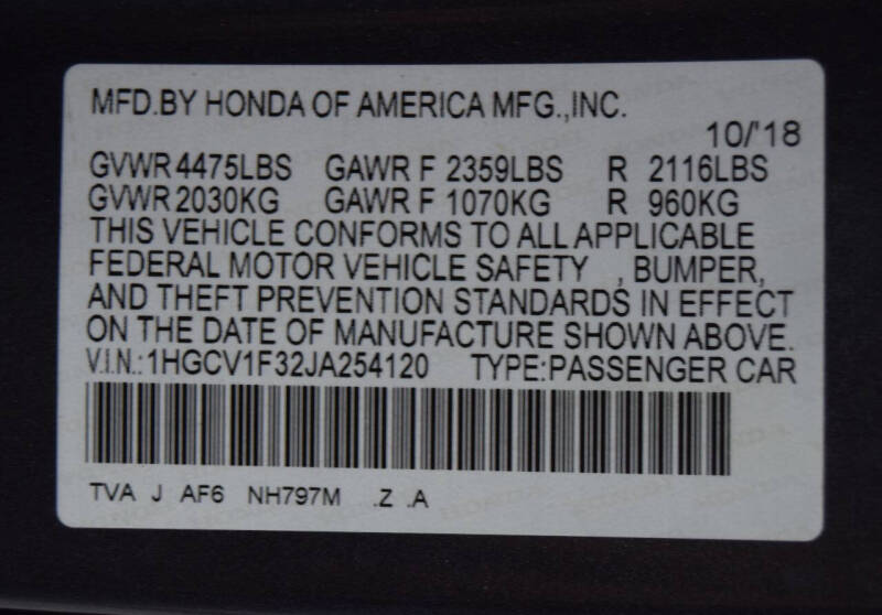 2018 Honda Accord Sport