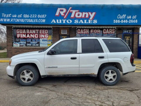2003 Chevrolet TrailBlazer for sale at R Tony Auto Sales in Clinton Township MI