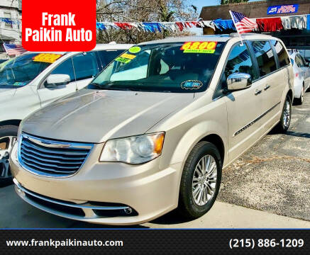 2013 Chrysler Town and Country for sale at Frank Paikin Auto in Glenside PA