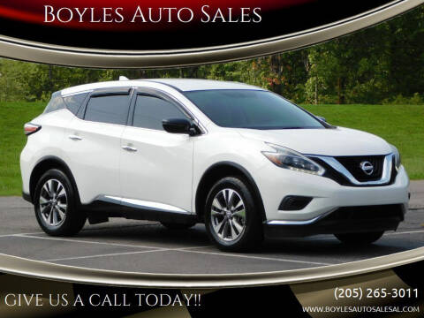 2018 Nissan Murano for sale at Boyles Auto Sales in Jasper AL