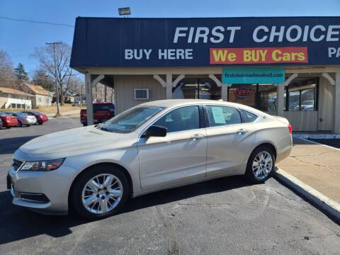 2014 Chevrolet Impala for sale at First Choice Auto Sales in Moline IL