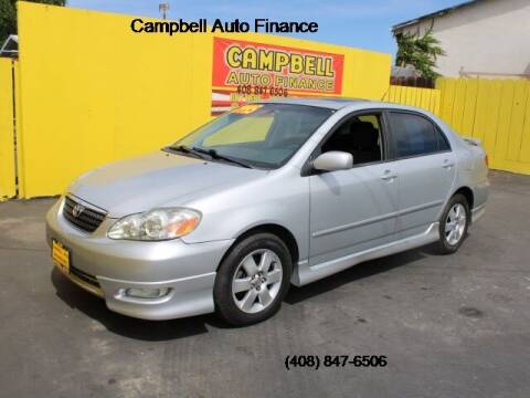 2007 Toyota Corolla for sale at Campbell Auto Finance in Gilroy CA