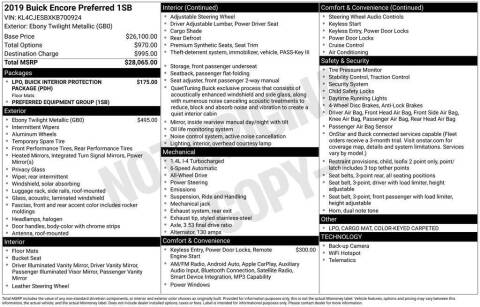 2019 Buick Encore Preferred