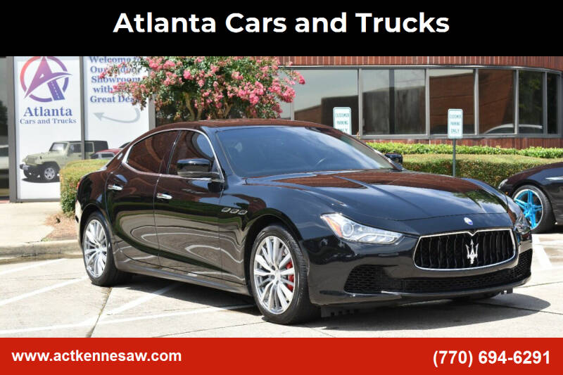 2016 Maserati Ghibli for sale at Atlanta Cars and Trucks in Kennesaw GA