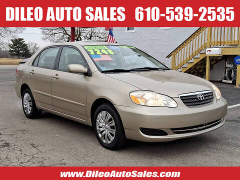 2008 Toyota Corolla for sale at Dileo Auto Sales in Norristown PA