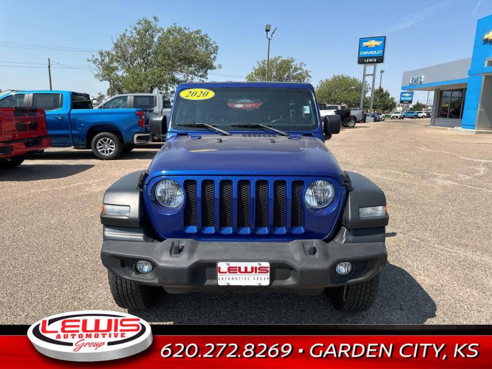 2020 Jeep Wrangler Unlimited for sale at Lewis Chevrolet of Garden City in Garden City, KS