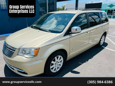 2011 Chrysler Town and Country for sale at Group Services Enterprises LLC in Tampa FL