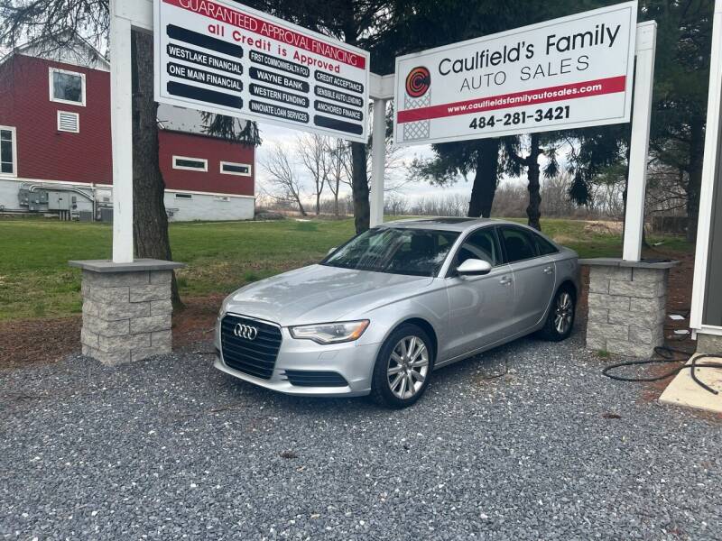 2015 Audi A6 for sale at Caulfields Family Auto Sales in Bath PA