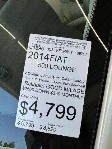 2014 FIAT 500c Lounge