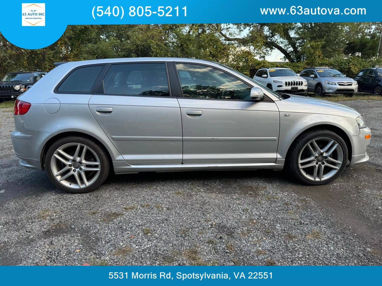 2008 Audi A3 for sale at 63 Auto Inc in Spotsylvania, VA